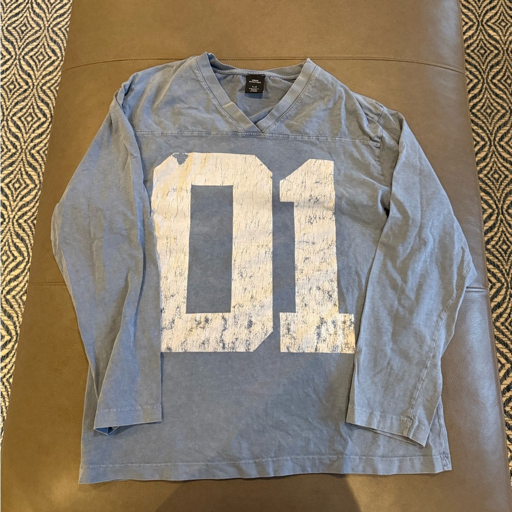 Urban Outfitters Blue Long Sleeve Shirt